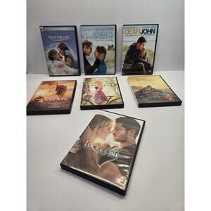 7 Movie Nicholas Sparks DVD Bundle Set - Romantic Movie Lot